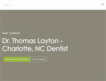 Tablet Screenshot of laytondentistrync.com